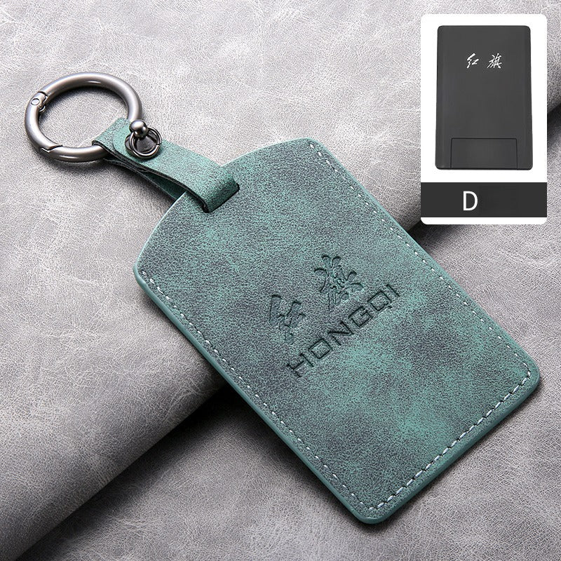 Hongqi HS5 H5 H9 Lambskin Card Key Case(#HO416)