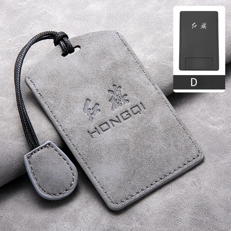 Hongqi HS5 H5 H9 Lambskin Card Key Case(#HO416)
