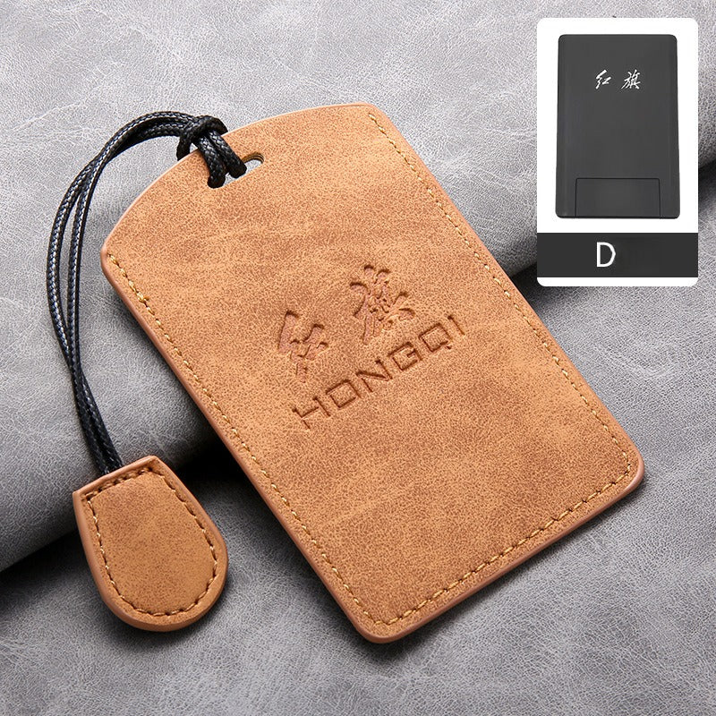 Hongqi HS5 H5 H9 Lambskin Card Key Case(#HO416)