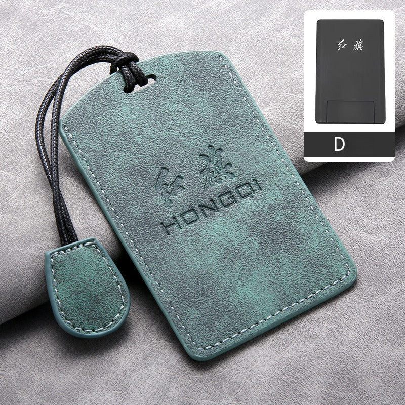 Hongqi HS5 H5 H9 Lambskin Card Key Case(#HO416)