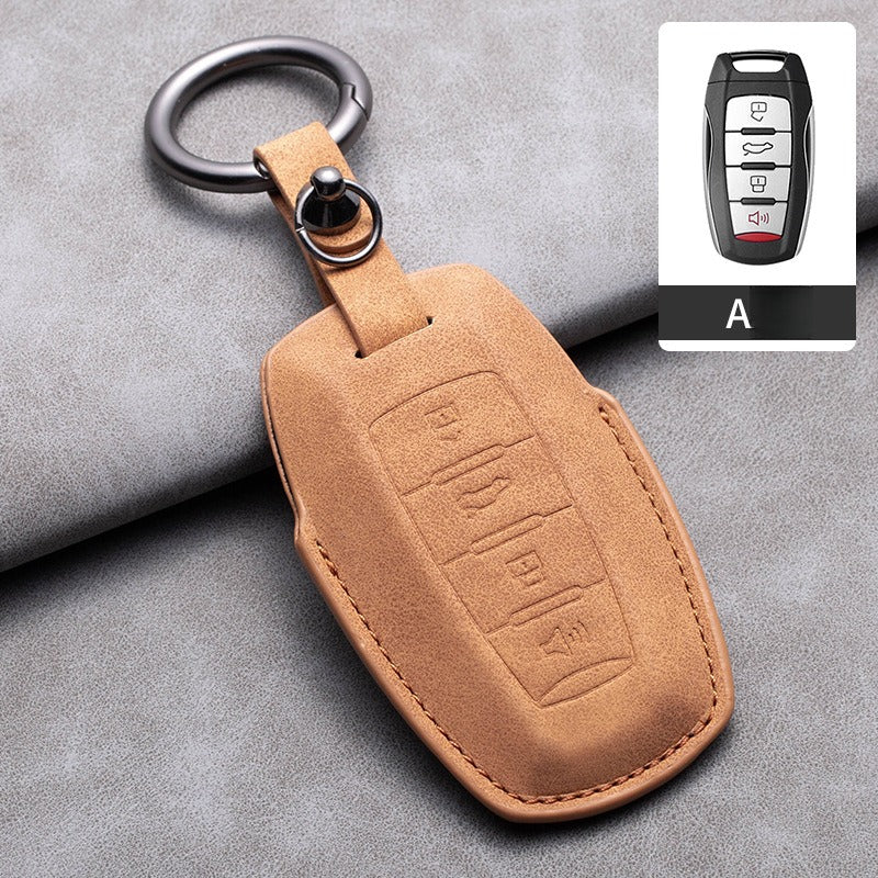 Haval Lambskin Leather Key Case（#HA429）
