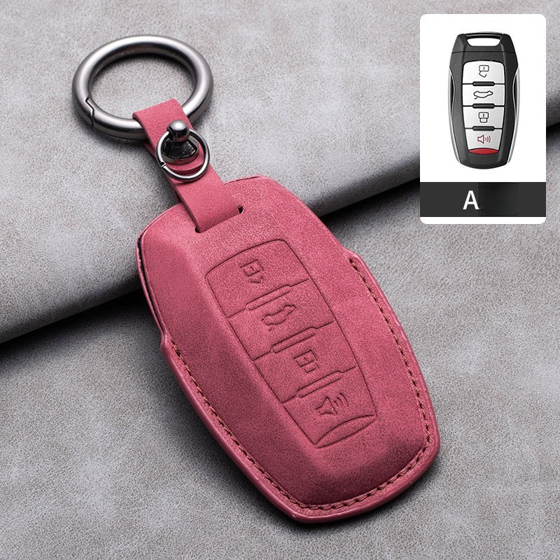 Haval Lambskin Leather Key Case（#HA429）