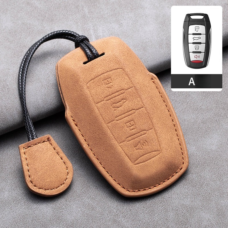 Haval Lambskin Leather Key Case（#HA429）