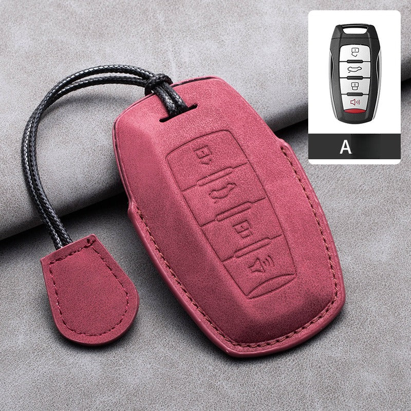 Haval Lambskin Leather Key Case（#HA429）