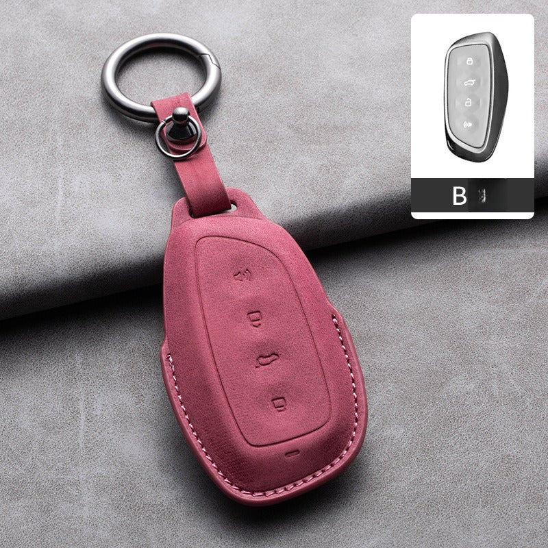 Haval Lambskin Leather Key Case（#HA429）