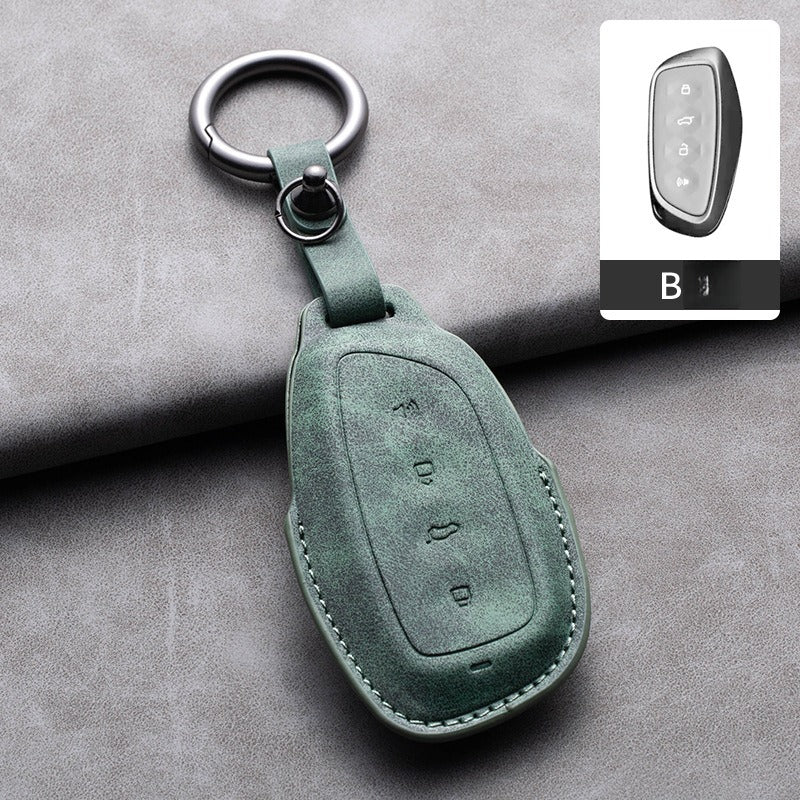 Haval Lambskin Leather Key Case（#HA429）