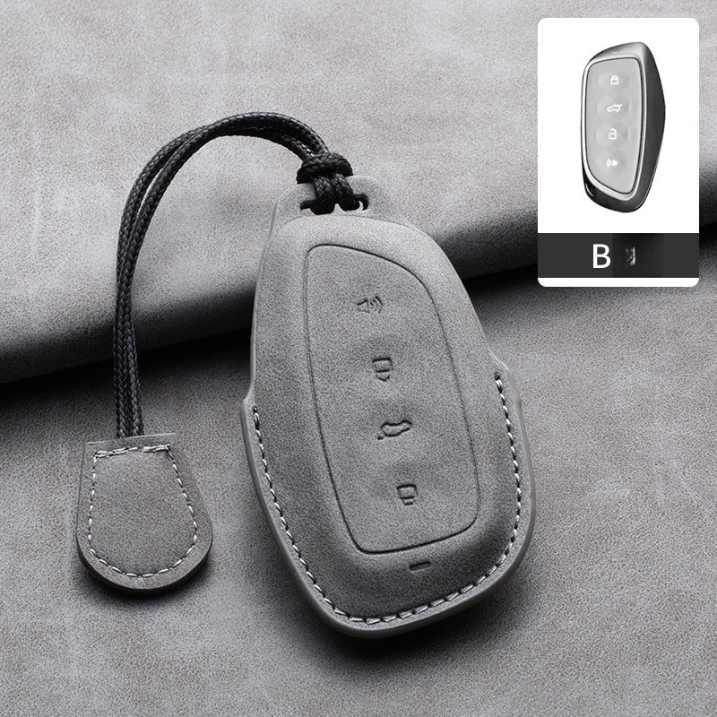 Haval Lambskin Leather Key Case（#HA429）