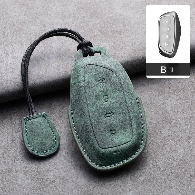 Haval Lambskin Leather Key Case（#HA429）
