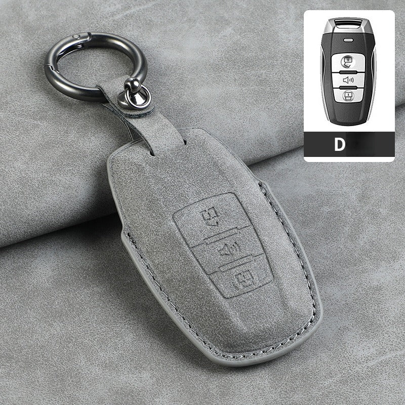 Haval Lambskin Leather Key Case（#HA429）
