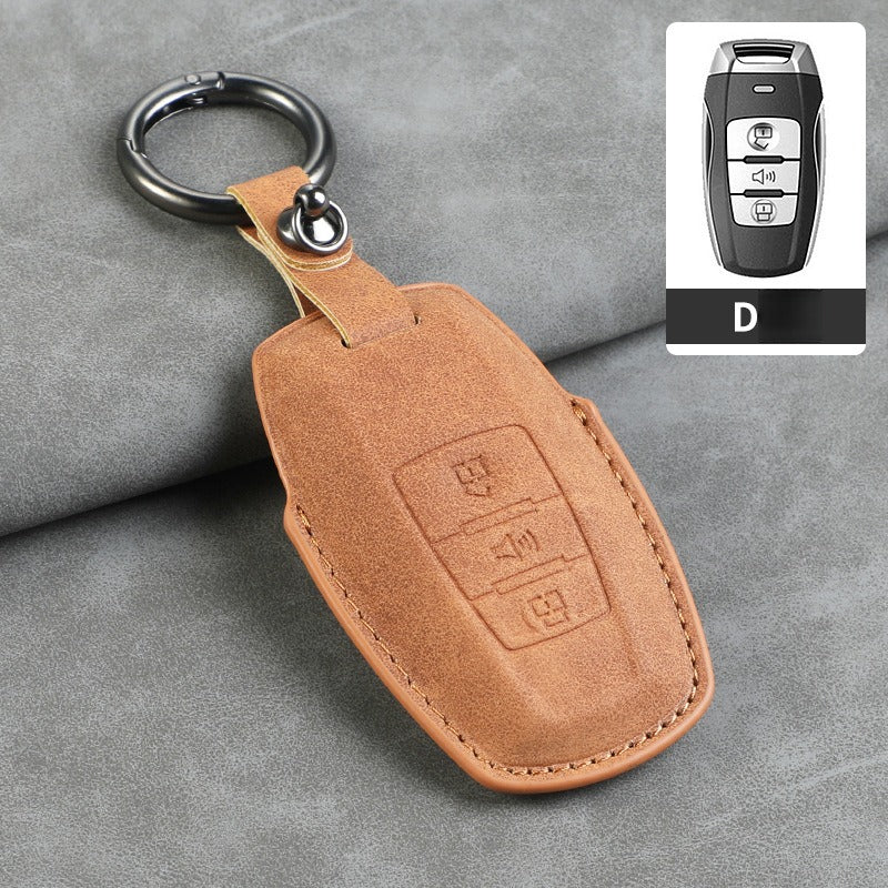 Haval Lambskin Leather Key Case（#HA429）