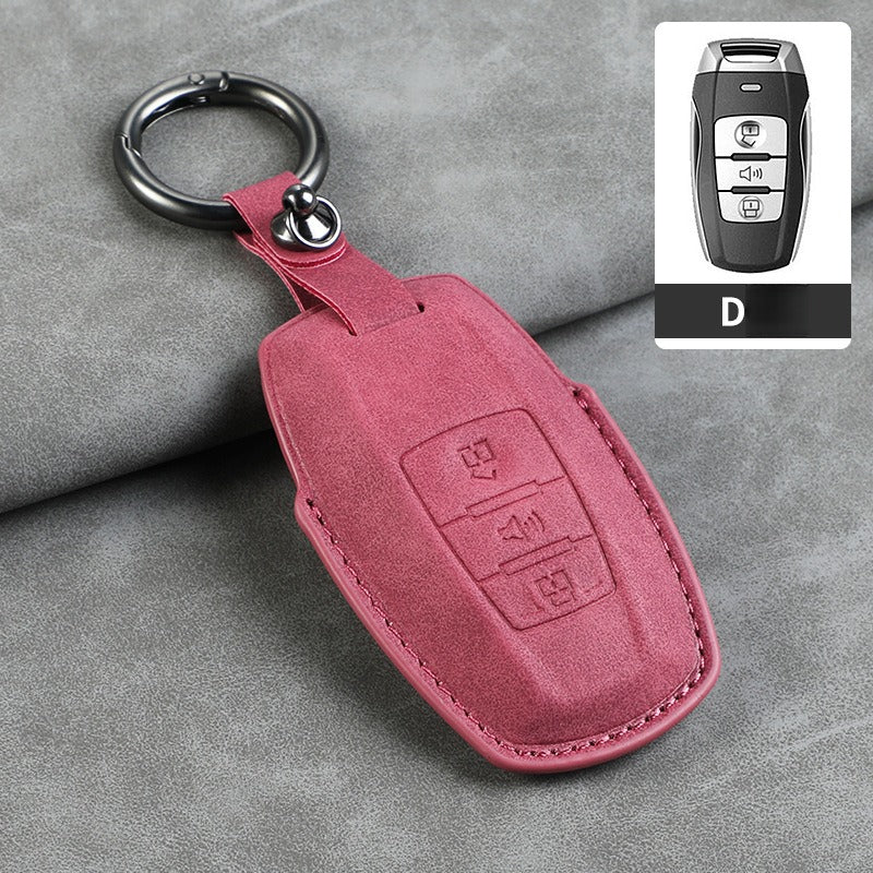Haval Lambskin Leather Key Case（#HA429）
