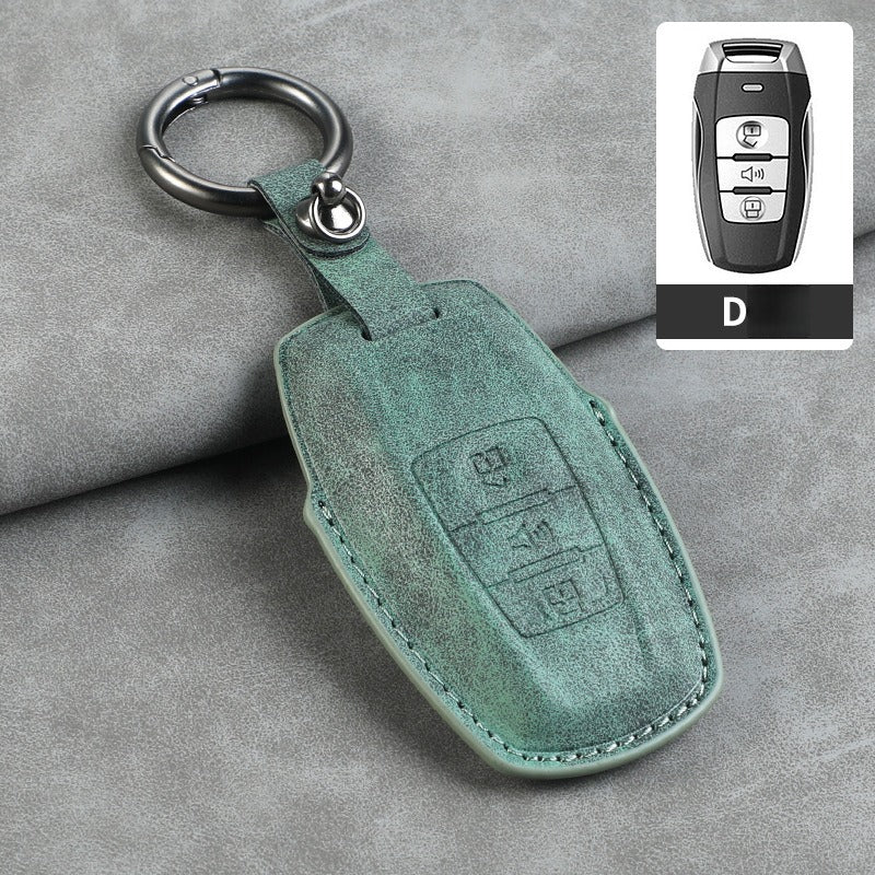 Haval Lambskin Leather Key Case（#HA429）