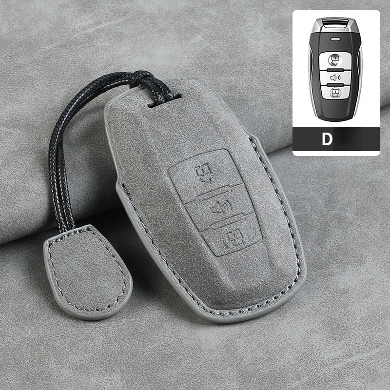 Haval Lambskin Leather Key Case（#HA429）