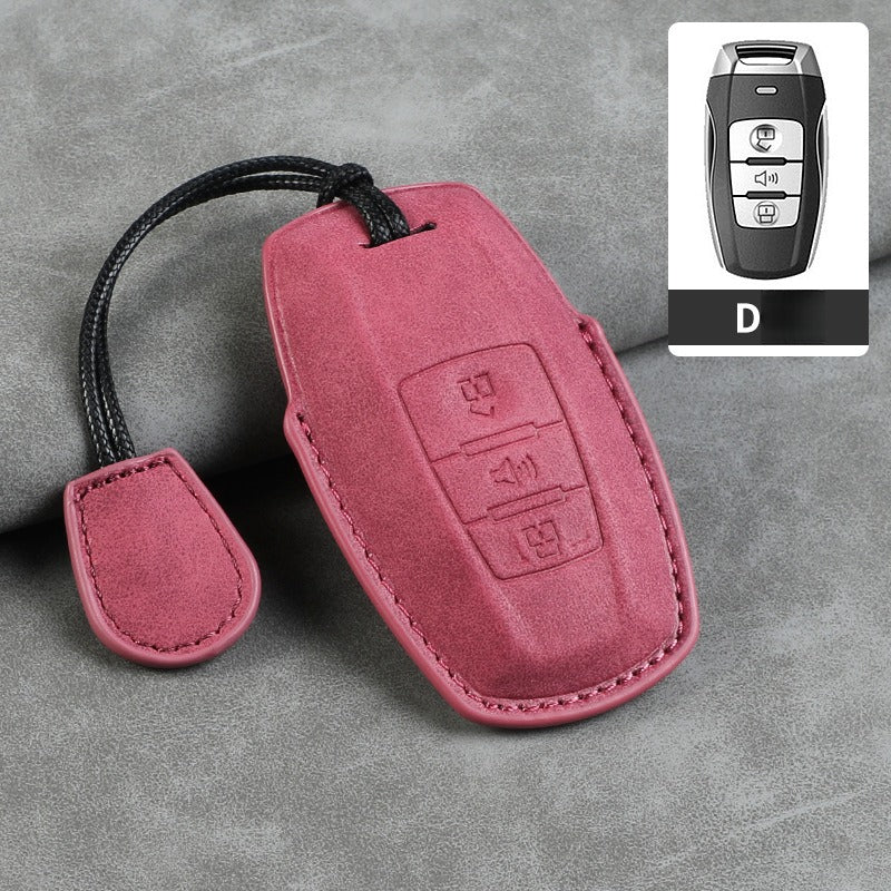 Haval Lambskin Leather Key Case（#HA429）