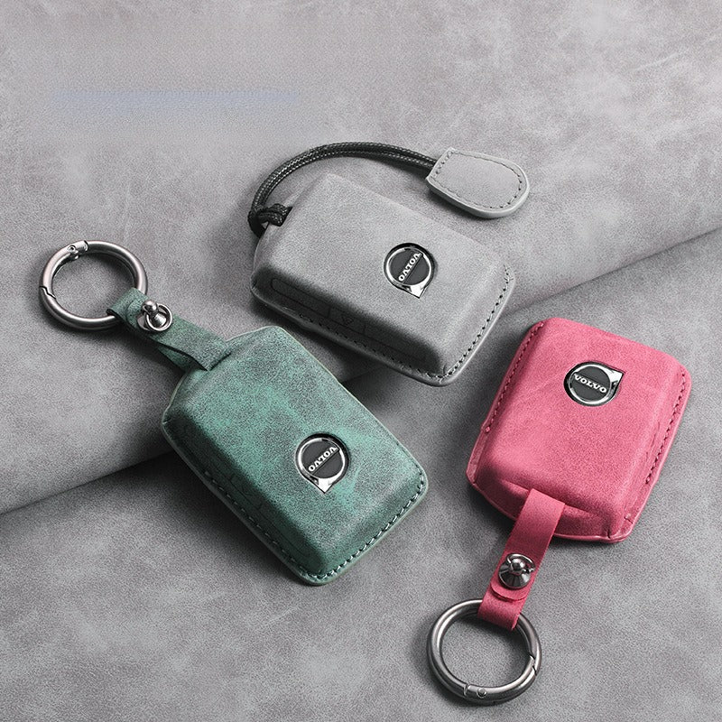 Volvo XC60 XC90 S90 Leather Key Case(#VO437)