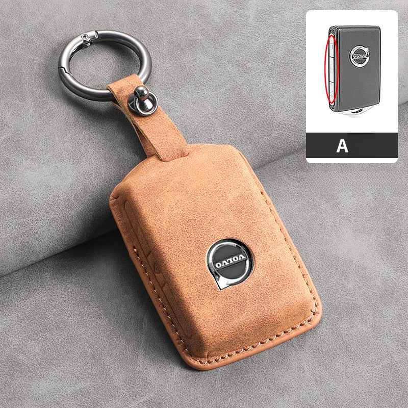 Volvo XC60 XC90 S90 Leather Key Case(#VO437)
