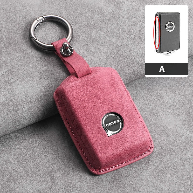 Volvo XC60 XC90 S90 Leather Key Case(#VO437)