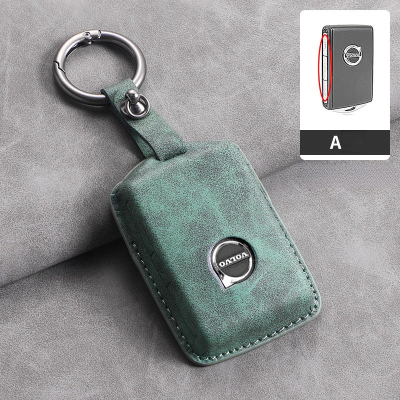 Volvo XC60 XC90 S90 Leather Key Case(#VO437)