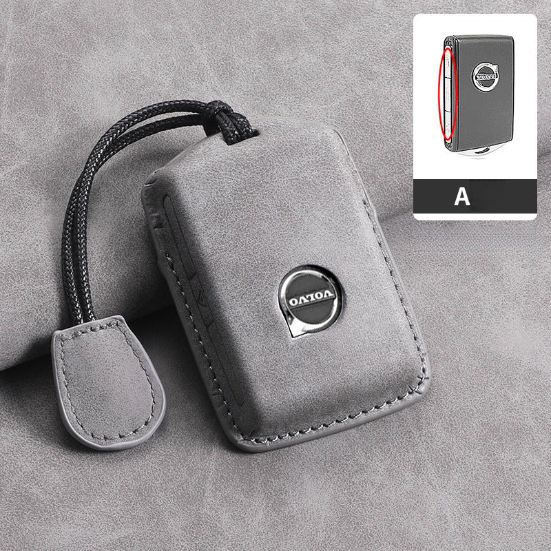 Volvo XC60 XC90 S90 Leather Key Case(#VO437)