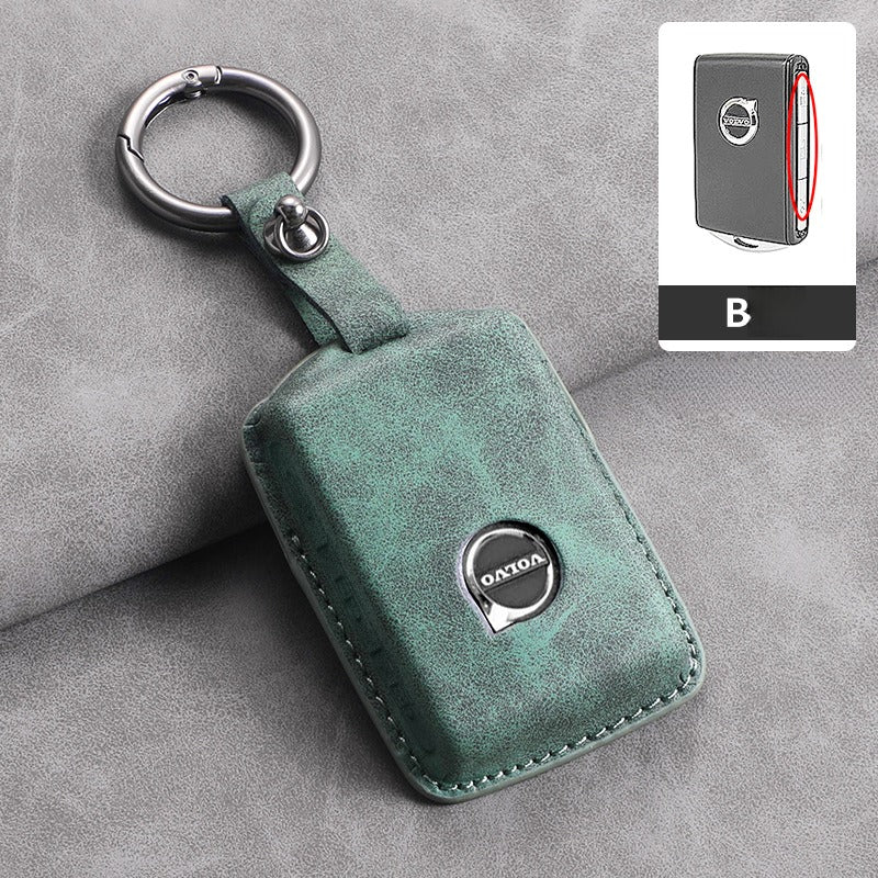 Volvo XC60 XC90 S90 Leather Key Case(#VO437)