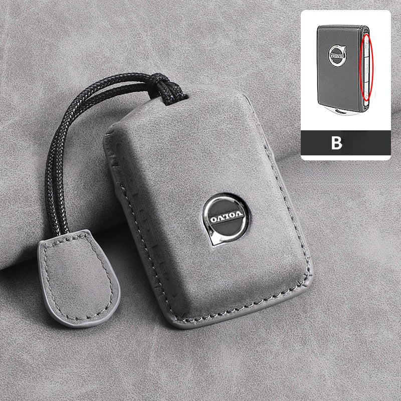 Volvo XC60 XC90 S90 Leather Key Case(#VO437)