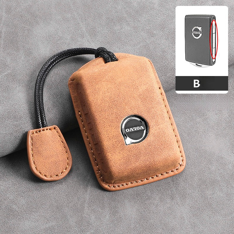 Volvo XC60 XC90 S90 Leather Key Case(#VO437)