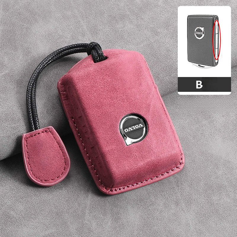 Volvo XC60 XC90 S90 Leather Key Case(#VO437)