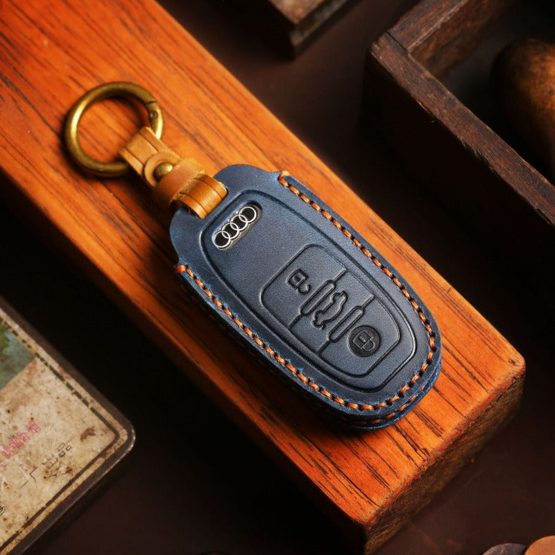 Audi A4L Q5L Q7 A4 A5 Leather Key Case(#AU282)
