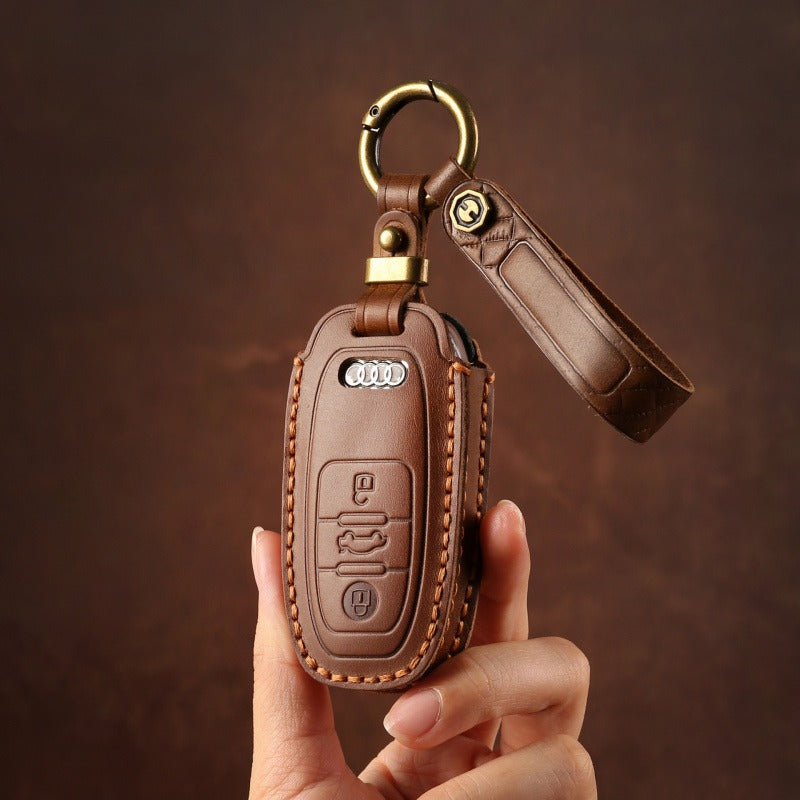 Audi A4L Q5L Q7 A6 Leather Key Case（#AU263）