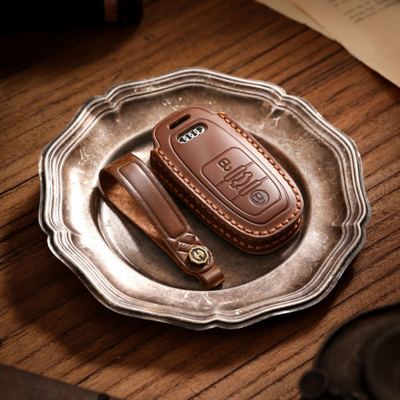 Audi A4L Q5L Q7 A6 Leather Key Case（#AU263）