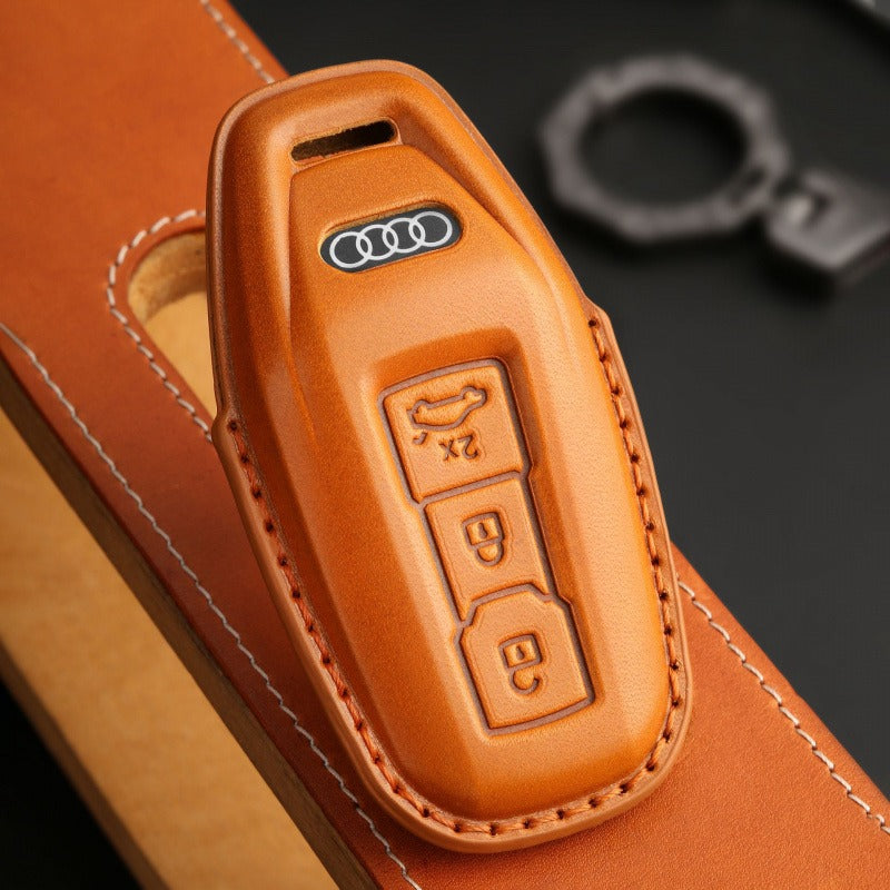 Audi A5L A6L Handmade Leather Key Case(#AU281)