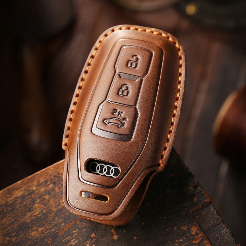 Audi A5L Q6 e-tron Leather Key Case(#AU278)