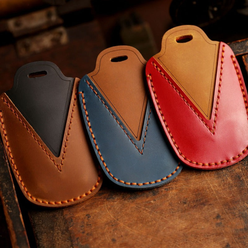 Audi Crazy Horse Leather Key Case(#AU266)