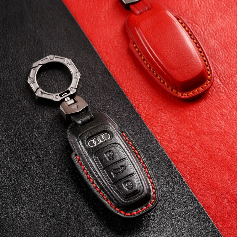 Audi Handmade 3D Leather Key Case(#AU265)