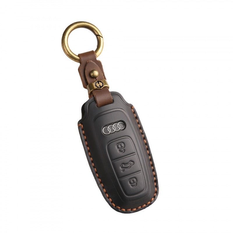 Audi Q5L A6L Handmade Leather Key Case（#AU262）