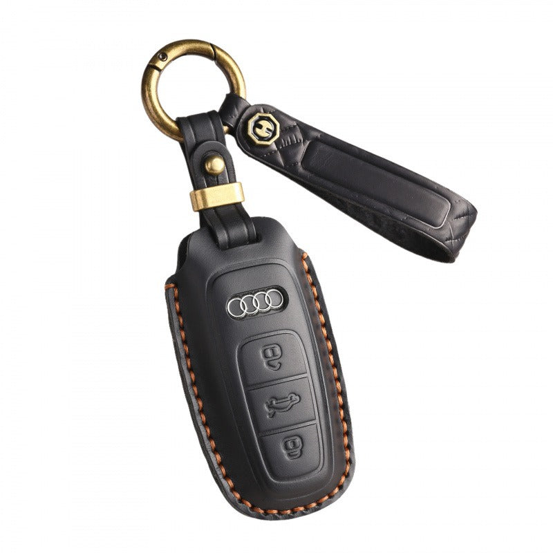 Audi Vintage Genuine Leather Key Case(#AU274)