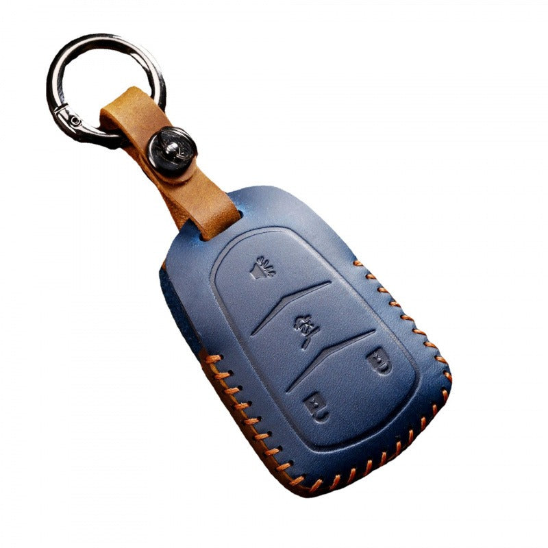 Cadillac Crazy Horse Leather Key Case ATS-L SRX CTS XT5 CT6(#CA186)
