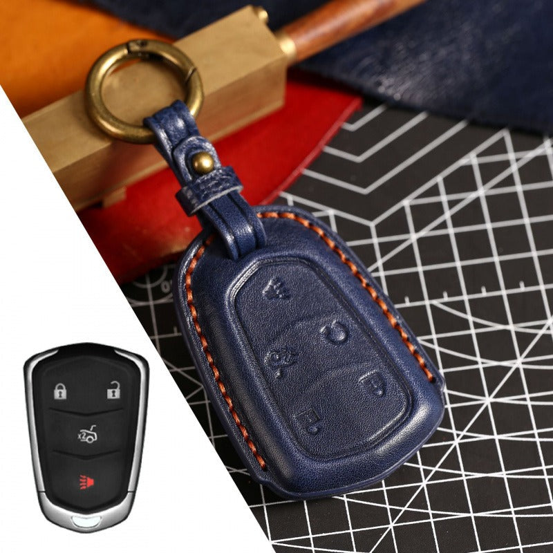 Cadillac CT4 CT5 CT6 XT4 XT5 XT6 Key Case(#CA314) - Key-5 / Blue