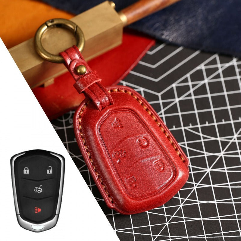 Cadillac CT4 CT5 CT6 XT4 XT5 XT6 Key Case(#CA314) - Key-5 / Red