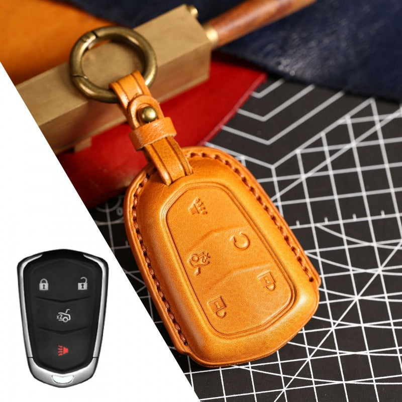 Cadillac CT4 CT5 CT6 XT4 XT5 XT6 Key Case(#CA314) - Key-5 / Yellow