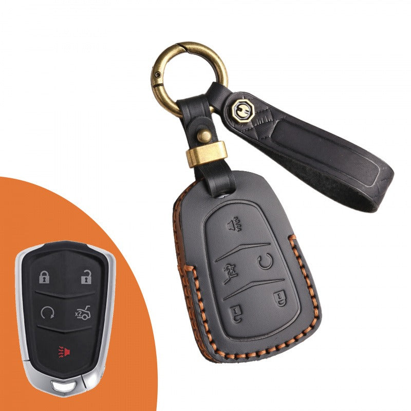 Cadillac CT4 CT5 CT6 XT4 XT5 XT6 Key Case(#CA319) - Key-5 / Black