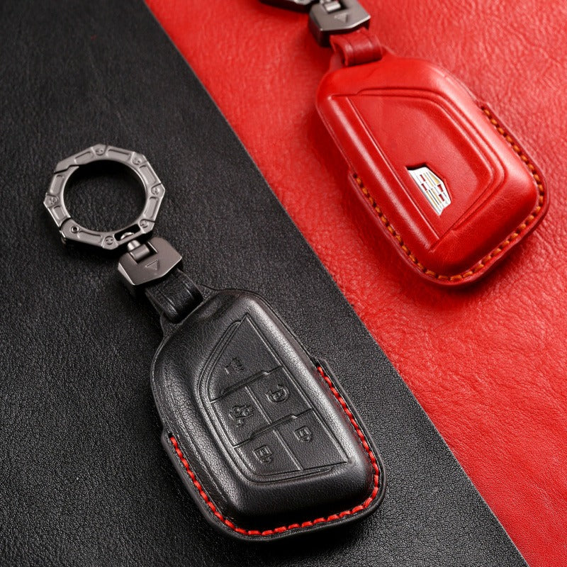 Cadillac CT5 CT4 LYRIQ Leather Key Case(#CA320)