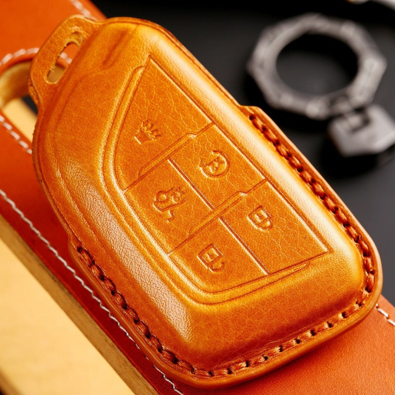 Cadillac CT5 CT4 LYRIQ Leather Key Case(#CA320)