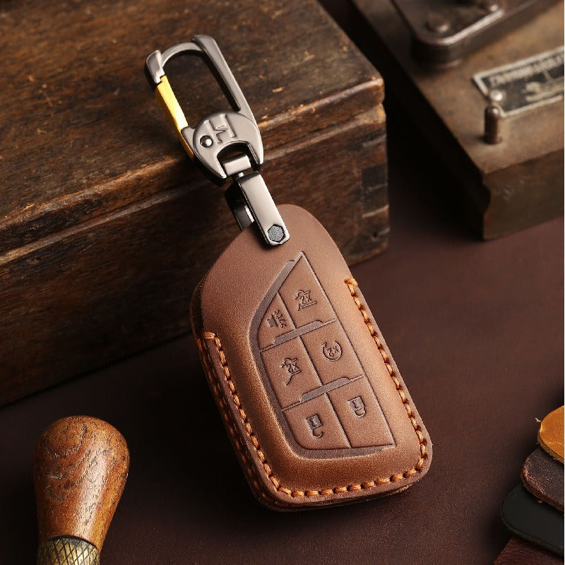Cadillac CT5 CT4 Vintage Key Case(#CA315)