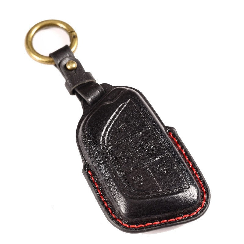 Cadillac CT5 CT4 XT5 XT4 ATSL XTS Leather Key Case(#CA188)