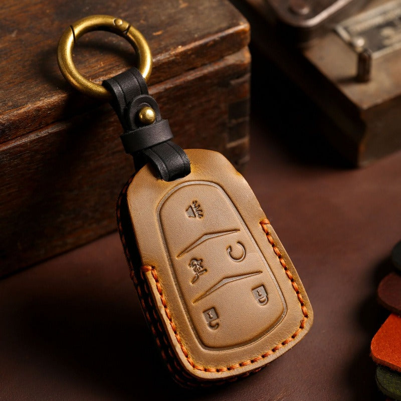 Cadillac Leather Key Case CT4 CT5 CT6 XT4 XT5 XT6(#CA34)