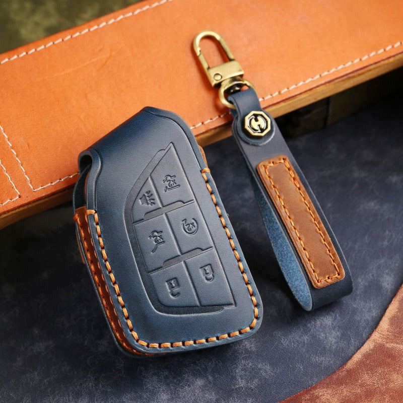 Cadillac XT5 CT5 XT4 CT6 Leather Key Case(#CA310)