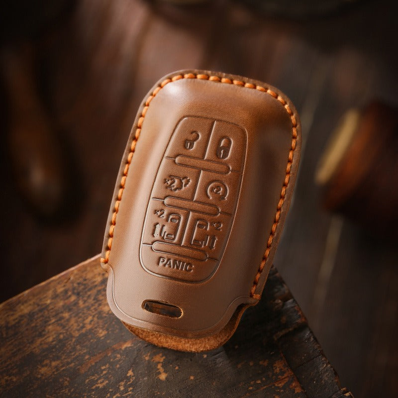 Cadillac XT5 XT4 XT6 Handmade Leather Key Case（#CA311）