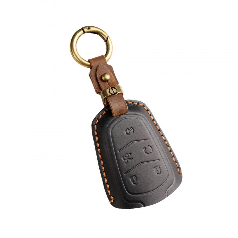 Cadillac XT5 XT4 XT6 Handmade Leather Key Case(#CA316)