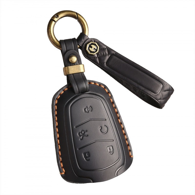 Cadillac XT5 XT4 XT6 Handmade Leather Key Case（#CA318）